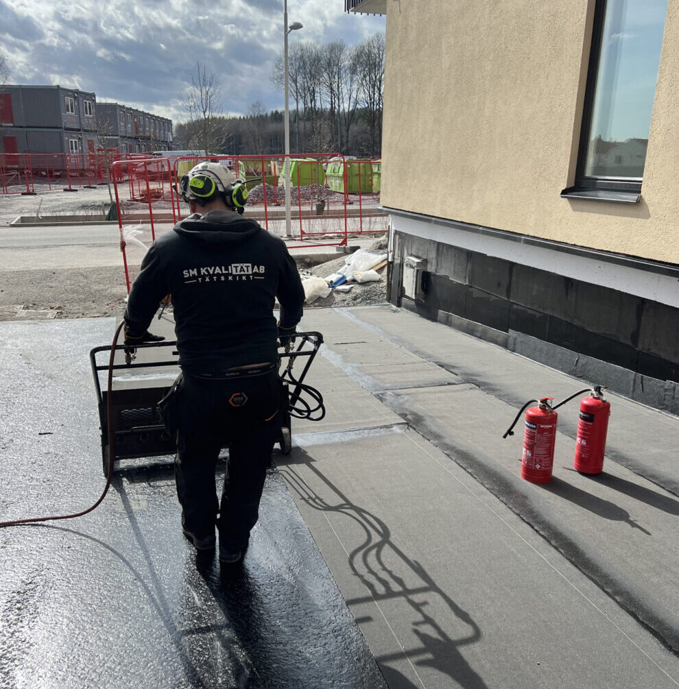 Tätskikt nyproduktion Ormbacka